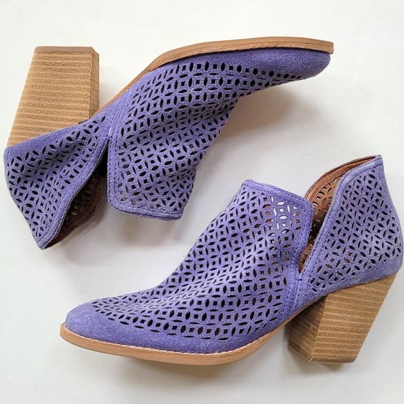 Jeffrey Campbell Purple Ankle Booties - Picture 4 of 7